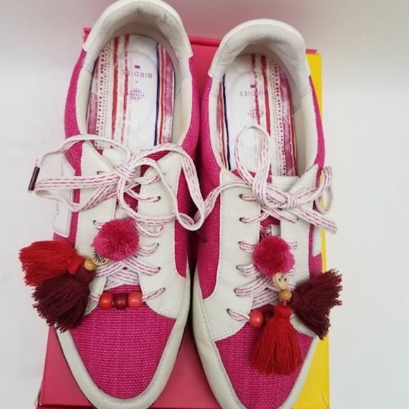 THE ROADRUNNER in Birdies x 21SEED 
Hibiscus Raffia size 10.5 with Box - Picture 2 of 9